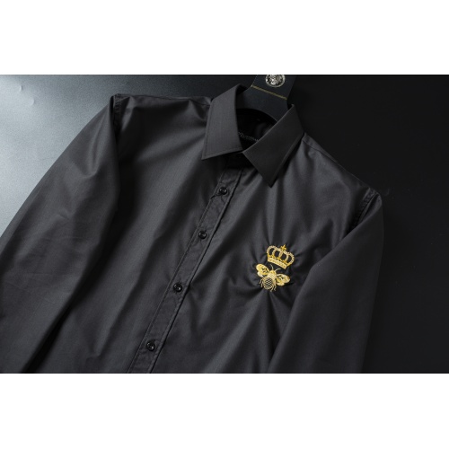 Replica Dolce & Gabbana D&G Shirts Long Sleeved For Men #856688 $38.00 USD for Wholesale