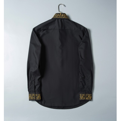 Replica Versace Shirts Long Sleeved For Men #856698 $38.00 USD for Wholesale