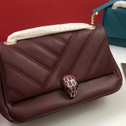 Replica Bvlgari AAA Messenger Bags For Women #857040 $112.00 USD for Wholesale