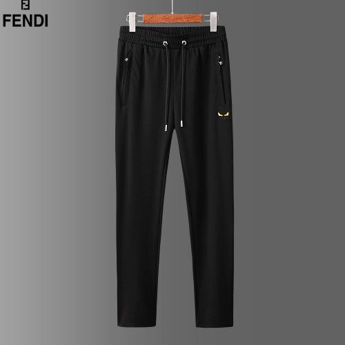 Replica Fendi Tracksuits Short Sleeved For Men #857272 $68.00 USD for Wholesale