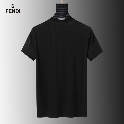 Replica Fendi Tracksuits Short Sleeved For Men #857273 $68.00 USD for Wholesale