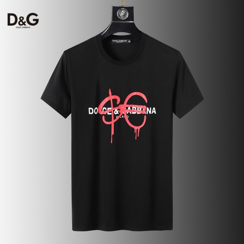 Replica Dolce & Gabbana D&G Tracksuits Short Sleeved For Men #857283 $68.00 USD for Wholesale