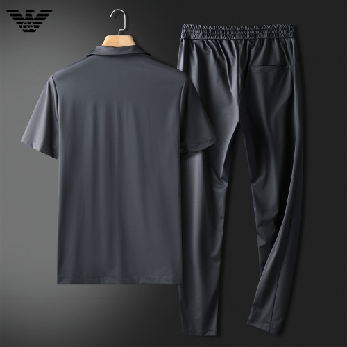 Replica Armani Tracksuits Short Sleeved For Men #857324 $85.00 USD for Wholesale