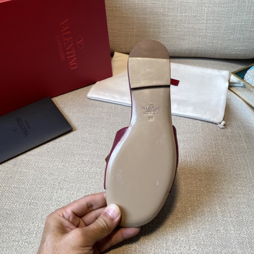 Replica Valentino Slippers For Women #857362 $85.00 USD for Wholesale