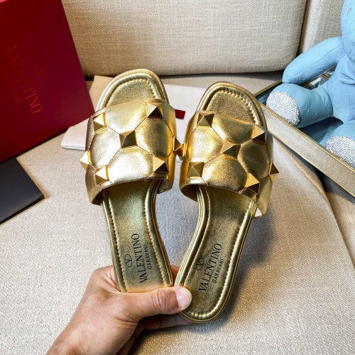 Replica Valentino Slippers For Women #857366 $85.00 USD for Wholesale