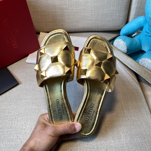 Replica Valentino Slippers For Women #857366 $85.00 USD for Wholesale
