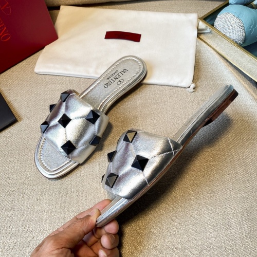 Replica Valentino Slippers For Women #857367 $85.00 USD for Wholesale