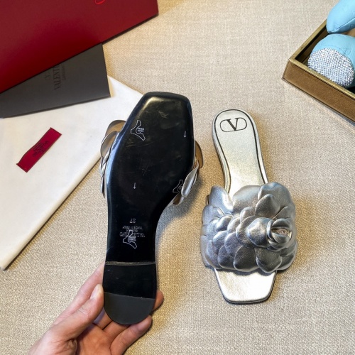 Replica Valentino Slippers For Women #857376 $98.00 USD for Wholesale