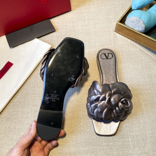 Replica Valentino Slippers For Women #857379 $98.00 USD for Wholesale
