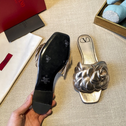 Replica Valentino Slippers For Women #857380 $98.00 USD for Wholesale