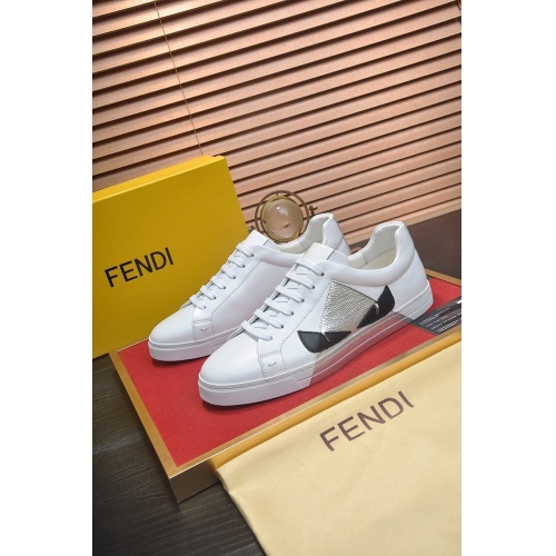 Replica Fendi Casual Shoes For Men #857468 $80.00 USD for Wholesale