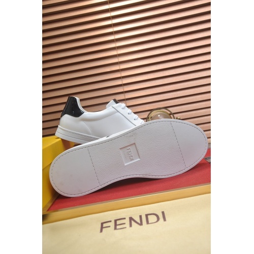 Replica Fendi Casual Shoes For Men #857470 $80.00 USD for Wholesale