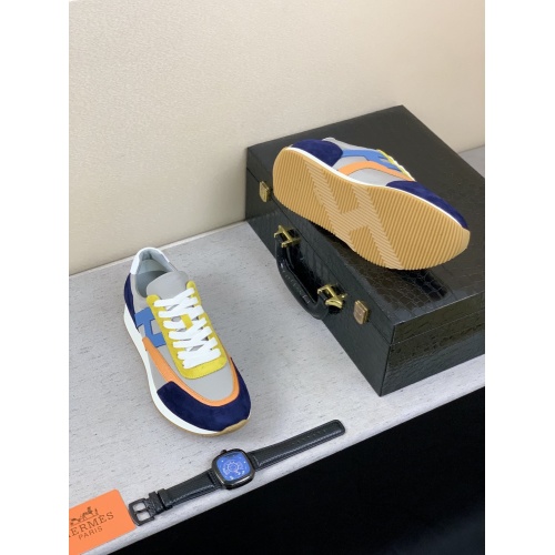 Replica Hermes Casual Shoes For Men #857479 $100.00 USD for Wholesale