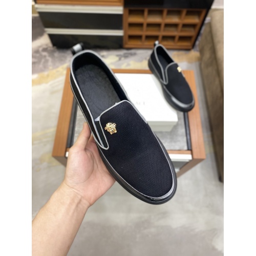 Replica Versace Casual Shoes For Men #857495 $72.00 USD for Wholesale