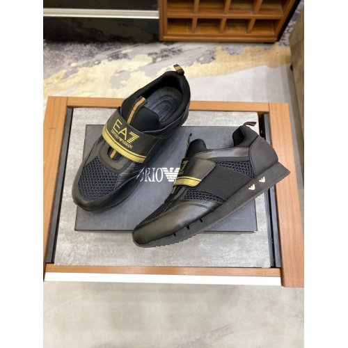Replica Armani Casual Shoes For Men #857504 $80.00 USD for Wholesale