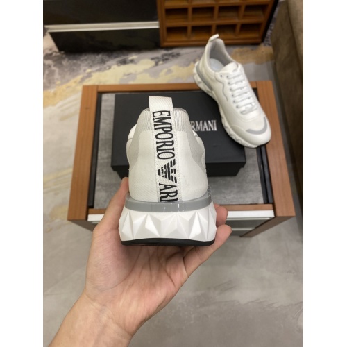 Replica Armani Casual Shoes For Men #857507 $80.00 USD for Wholesale