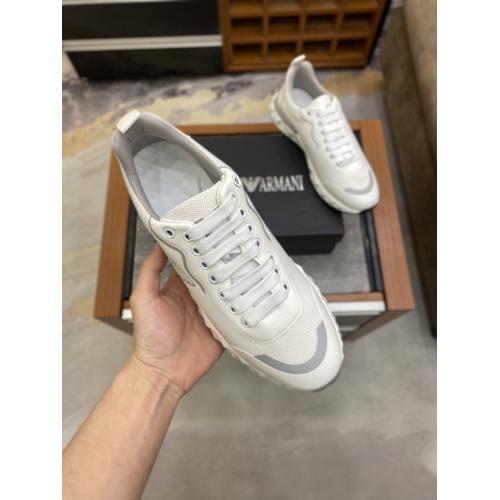 Replica Armani Casual Shoes For Men #857507 $80.00 USD for Wholesale