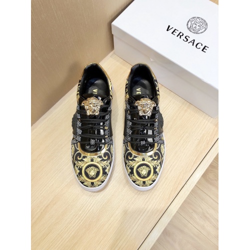 Replica Versace Casual Shoes For Men #857525 $72.00 USD for Wholesale