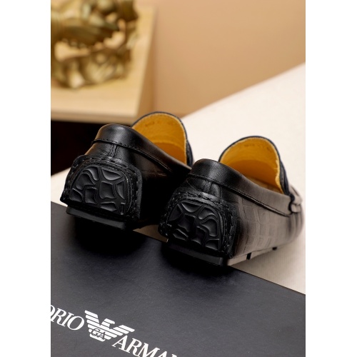 Replica Armani Leather Shoes For Men #857531 $68.00 USD for Wholesale