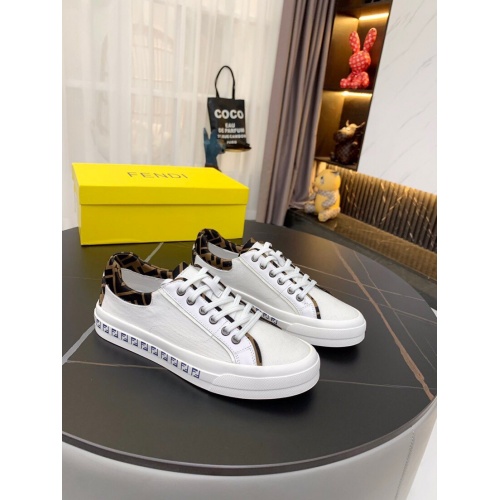 Replica Fendi Casual Shoes For Men #857572 $76.00 USD for Wholesale