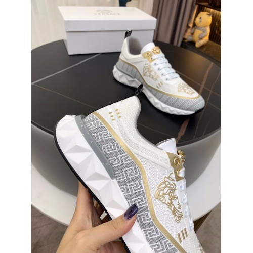 Replica Versace Casual Shoes For Men #857580 $80.00 USD for Wholesale