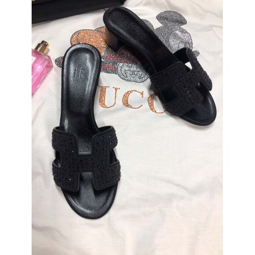 Replica Hermes Slippers For Women #857690 $64.00 USD for Wholesale