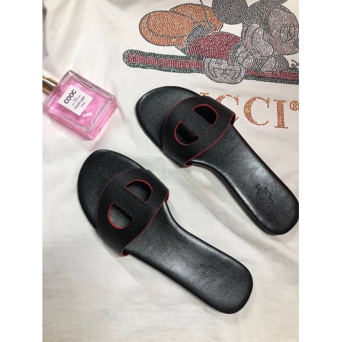 Replica Hermes Slippers For Women #857714 $52.00 USD for Wholesale