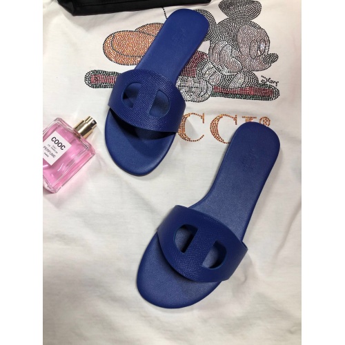 Hermes Slippers For Women #857719 $52.00 USD, Wholesale Replica Hermes Slippers
