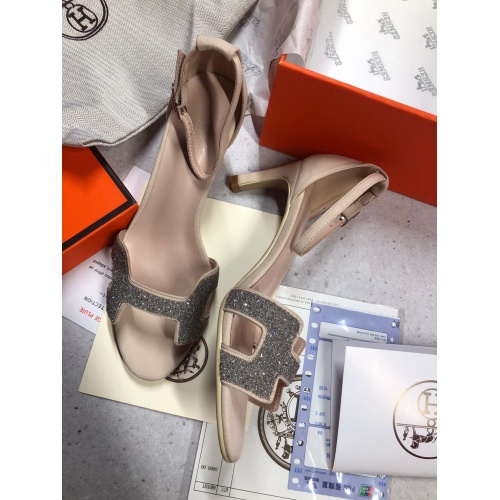Replica Hermes Sandal For Women #857771 $68.00 USD for Wholesale