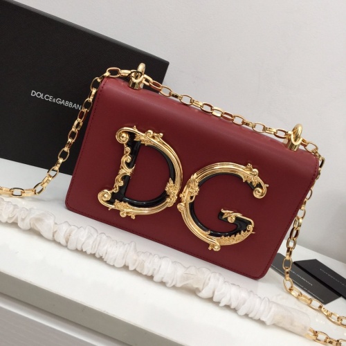 Dolce &amp; Gabbana D&amp;G AAA Quality Messenger Bags For Women #857777 $155.00 USD, Wholesale Replica Dolce &amp; Gabbana D&amp;G AAA Quality Messenger Bags