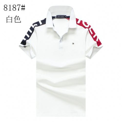 Tommy Hilfiger TH T-Shirts Short Sleeved For Men #857860 $25.00 USD, Wholesale Replica Tommy Hilfiger TH T-Shirts