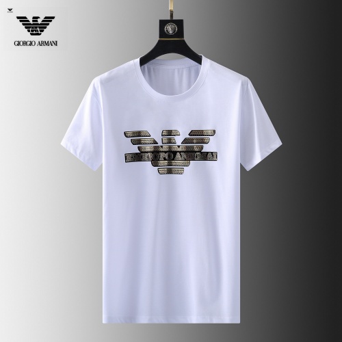 Armani T-Shirts Short Sleeved For Men #857869 $39.00 USD, Wholesale Replica Armani T-Shirts