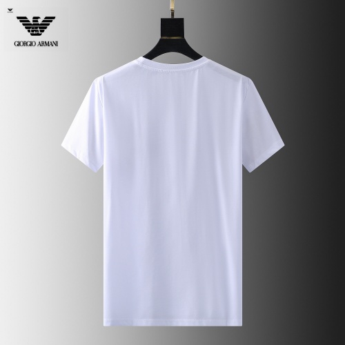 Replica Armani T-Shirts Short Sleeved For Men #857869 $39.00 USD for Wholesale