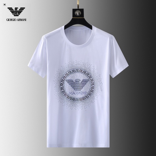 Armani T-Shirts Short Sleeved For Men #857889 $39.00 USD, Wholesale Replica Armani T-Shirts
