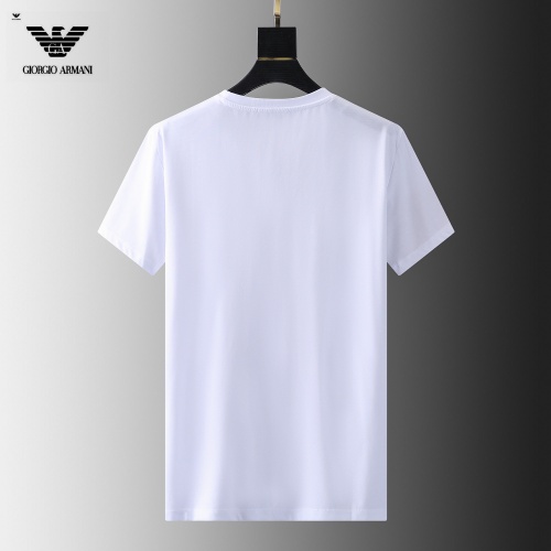 Replica Armani T-Shirts Short Sleeved For Men #857889 $39.00 USD for Wholesale