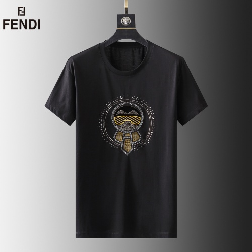 Fendi T-Shirts Short Sleeved For Men #857890 $39.00 USD, Wholesale Replica Fendi T-Shirts