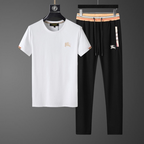 Burberry Tracksuits Short Sleeved For Men #857920 $68.00 USD, Wholesale Replica Burberry Tracksuits