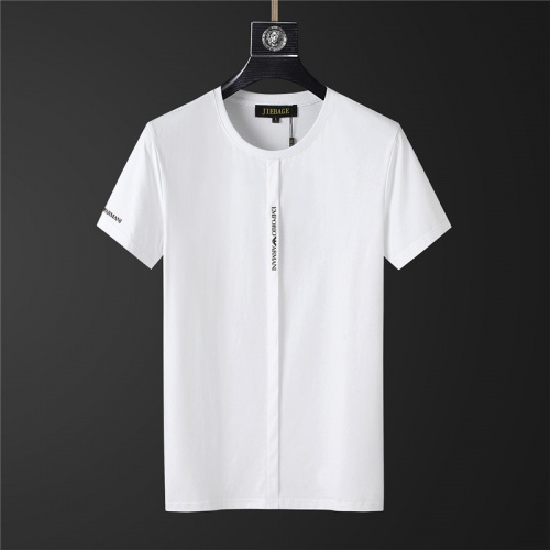 Replica Armani Tracksuits Short Sleeved For Men #857927 $68.00 USD for Wholesale