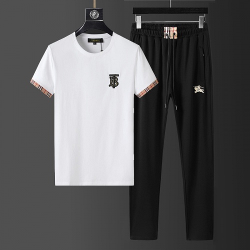Burberry Tracksuits Short Sleeved For Men #857956 $68.00 USD, Wholesale Replica Burberry Tracksuits