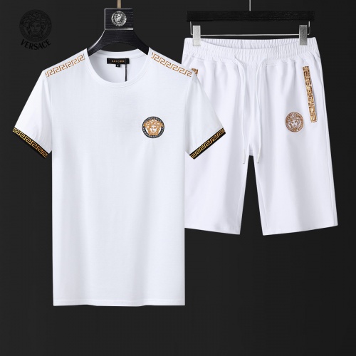 Versace Tracksuits Short Sleeved For Men #857971 $60.00 USD, Wholesale Replica Versace Tracksuits