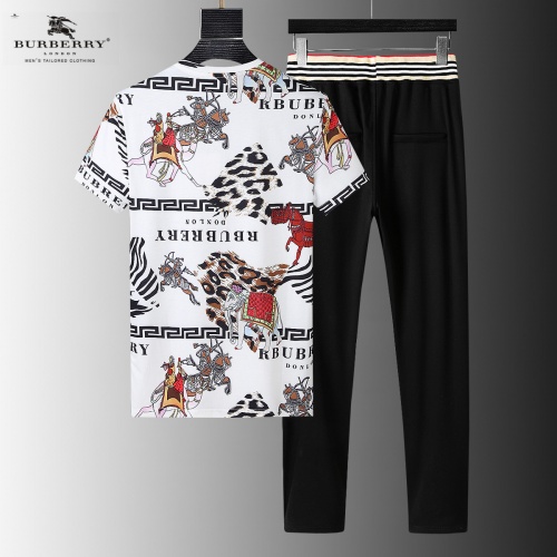 Replica Burberry Tracksuits Short Sleeved For Men #858016 $64.00 USD for Wholesale