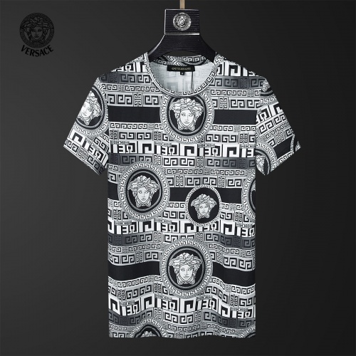 Replica Versace Tracksuits Short Sleeved For Men #858085 $64.00 USD for Wholesale