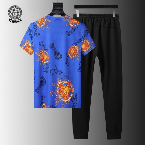 Replica Versace Tracksuits Short Sleeved For Men #858096 $64.00 USD for Wholesale