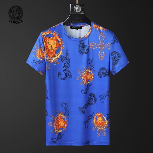 Replica Versace Tracksuits Short Sleeved For Men #858096 $64.00 USD for Wholesale
