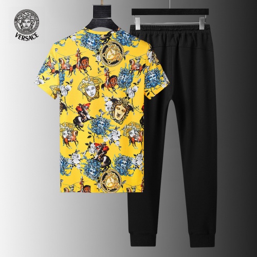 Replica Versace Tracksuits Short Sleeved For Men #858097 $64.00 USD for Wholesale