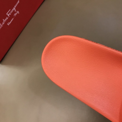 Replica Ferragamo Slippers For Men #858157 $45.00 USD for Wholesale
