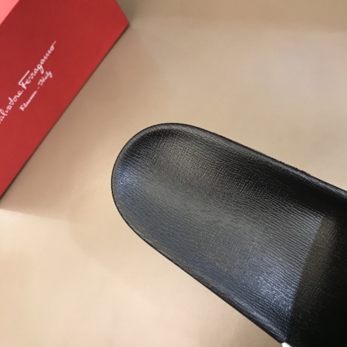 Replica Ferragamo Slippers For Men #858162 $45.00 USD for Wholesale