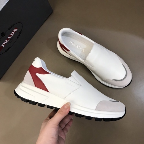Replica Prada Casual Shoes For Men #858165 $76.00 USD for Wholesale
