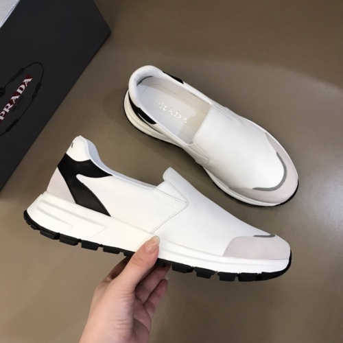 Replica Prada Casual Shoes For Men #858166 $76.00 USD for Wholesale