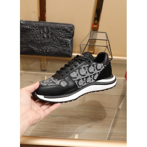 Replica Ferragamo Shoes For Men #858196 $88.00 USD for Wholesale